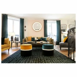Discount Pouf Léo en velours | Poufs, Matelas De Sol