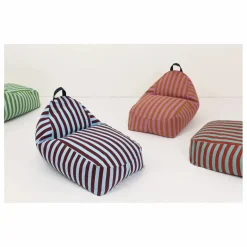 Nobodinoz Pouf long Bliss | Bleu