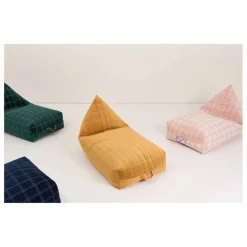 Nobodinoz Pouf long Oasis en eco-velours ||Enfant Matelas De Sol, Poufs Enfant