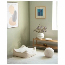 Wigiwama Pouf ottoman en teddy ||Enfant Matelas De Sol, Poufs Enfant