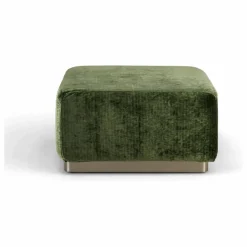 The Socialite Family Pouf Rotondo en velours côtelé brillant || Poufs, Matelas De Sol