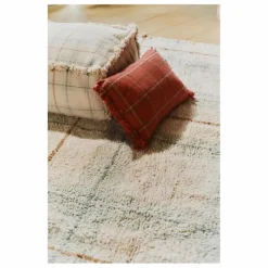 Lorena Canals Pouf Tartan | Bleu Glacier