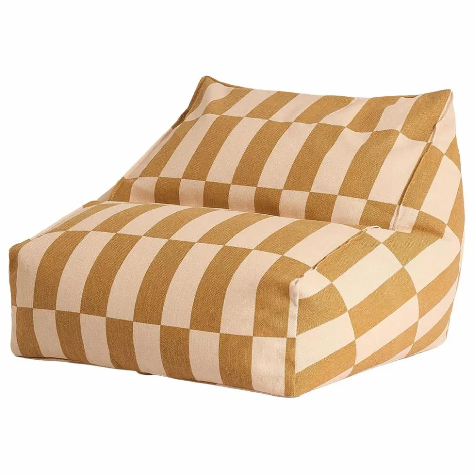 Outlet Nobodinoz Pouf Vibes | Jaune moutarde