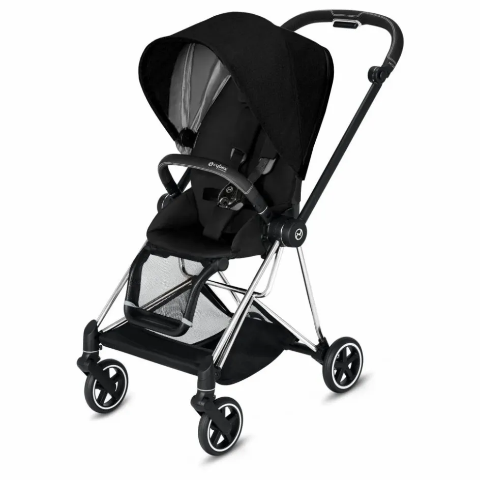 Cybex Poussette complète évolutive Mios chassis chrome || Poussettes|Puériculture