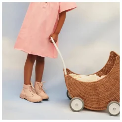 Online Poussette pour poupée en rotin Lune Poupées