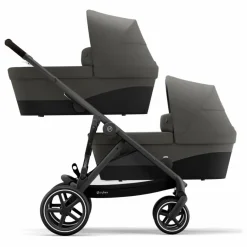 Cybex Poussette évolutive Gazelle S châssis noir || Poussettes|Puériculture