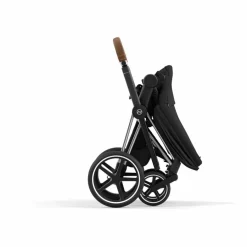 Clearance Cybex Poussette évolutive Priam châssis chrome | Noir