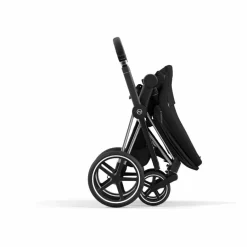 Clearance Cybex Poussette évolutive Priam 2022 châssis chrome | Noir
