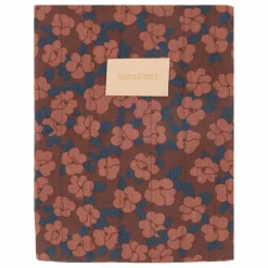 Nobodinoz Protège carnet de santé Hyde Park Maroon Poppies || Protège-Carnets De Santé|Puériculture