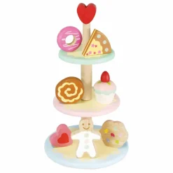 Discount Le Toy Van Présentoir à gâteaux et ses accessoires Multicolore