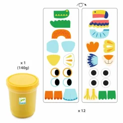 Sale Djeco Pâte à modeler - Mapatanimaux Multicolore