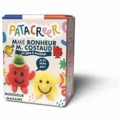 Patacréer Pâte à modeler Mme Bonheur et Mr Costaud| Loisirs Créatifs