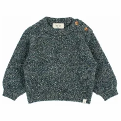 Discount Búho Pull Bébé Fibres Recyclées | Vert Cèdre
