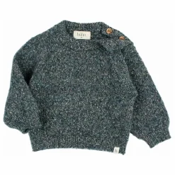 Discount Búho Pull Bébé Fibres Recyclées | Vert Cèdre