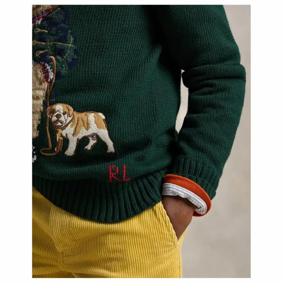 Discount Ralph Lauren Pull Bear | Vert foncé