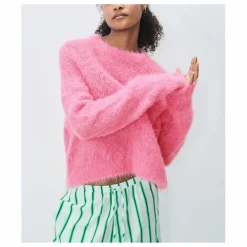 Discount American Vintage Pull Bymi Alpaga | Rose