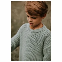 New Yuki Pull Chunky Coton Bio | Bleu