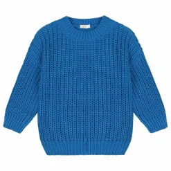 New Yuki Pull Chunky Coton Bio | Bleu roi