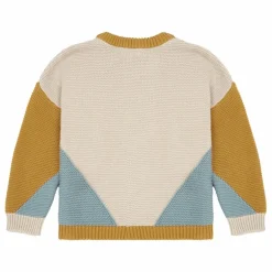 Yuki Pull Chunky Coton Bio Color Block ||Enfant Pulls, Gilets|Pulls, Gilets