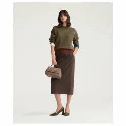 Femme Momoni Pulls, Gilets*Pull Clover Laine Mérinos |