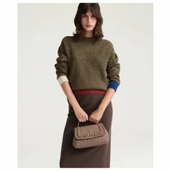 Femme Momoni Pulls, Gilets*Pull Clover Laine Mérinos |
