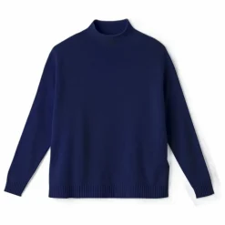 Bompard Pull Col Montant Ample Cachemire ||Femme Pulls, Gilets