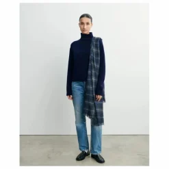 Best Bompard Pull Col Montant Manches Marteau Cachemire | Rouge