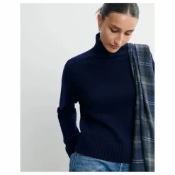 Best Bompard Pull Col Montant Manches Marteau Cachemire | Rouge