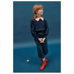 Hot Emile et Ida Pull Col Pierrot | Bleu marine