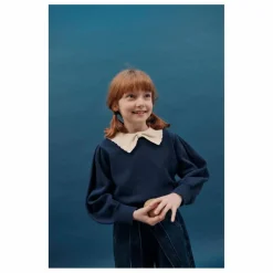 Hot Emile et Ida Pull Col Pierrot | Bleu marine
