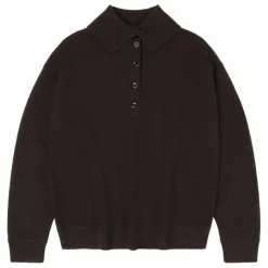 FUB Pull Col Polo Feutre Laine Mérinos - Collection Femme ||Femme Pulls, Gilets