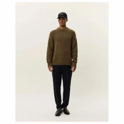 Clearance Les Deux Pull Col Rond Gilbert | Marron