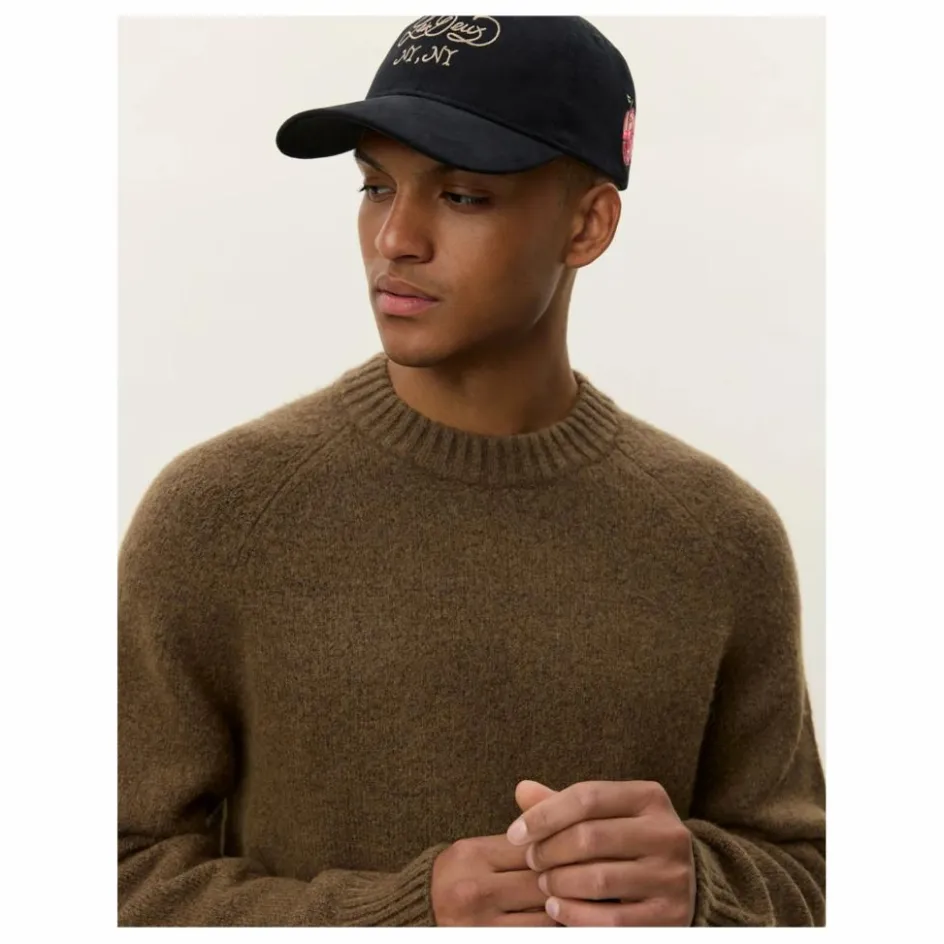 Clearance Les Deux Pull Col Rond Gilbert | Marron