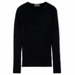 Femme Bompard Pulls, Gilets*Pull Col Rond Ultrafin Sans Couture Cachemire |