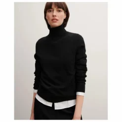 Bompard Pull Col Roulé Classique Cachemire ||Femme Pulls, Gilets