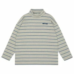 Main Story Pull Col Roulé Côtelé Rayé Coton Bio ||Enfant Pulls, Gilets|Pulls, Gilets