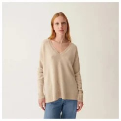 New Pull Col V Ample Cachemire | Femme Pulls, Gilets