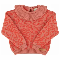 Piupiuchick Pull Col Volants Léopard Laine ||Enfant Pulls, Gilets|Pulls, Gilets