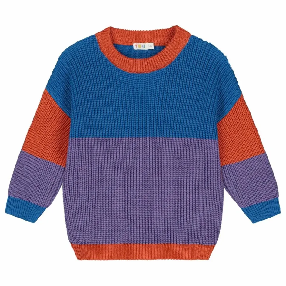 Yuki Pull Color Block Coton Bio ||Enfant Pulls, Gilets|Pulls, Gilets