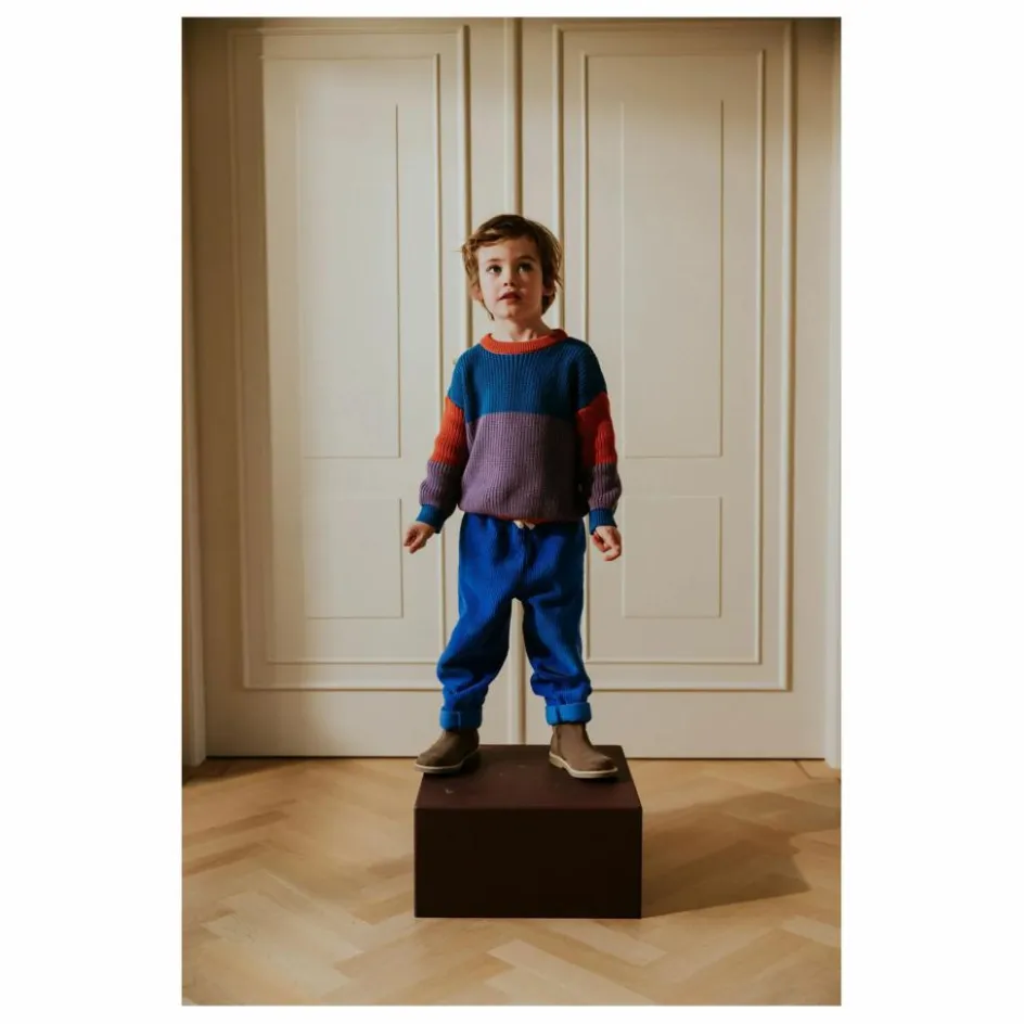 Yuki Pull Color Block Coton Bio ||Enfant Pulls, Gilets|Pulls, Gilets