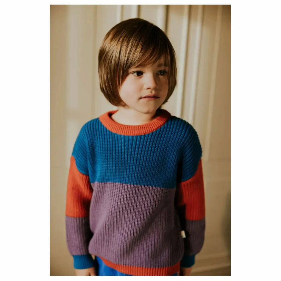 Yuki Pull Color Block Coton Bio ||Enfant Pulls, Gilets|Pulls, Gilets