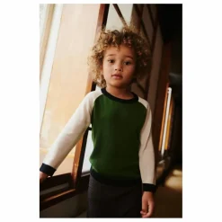 Pull Colorblock Maille Fine Laine de Mérinos | Enfant Pulls, Gilets
