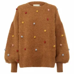 Online Alémais Pull Elia Alpaga et Mohair | Tabac