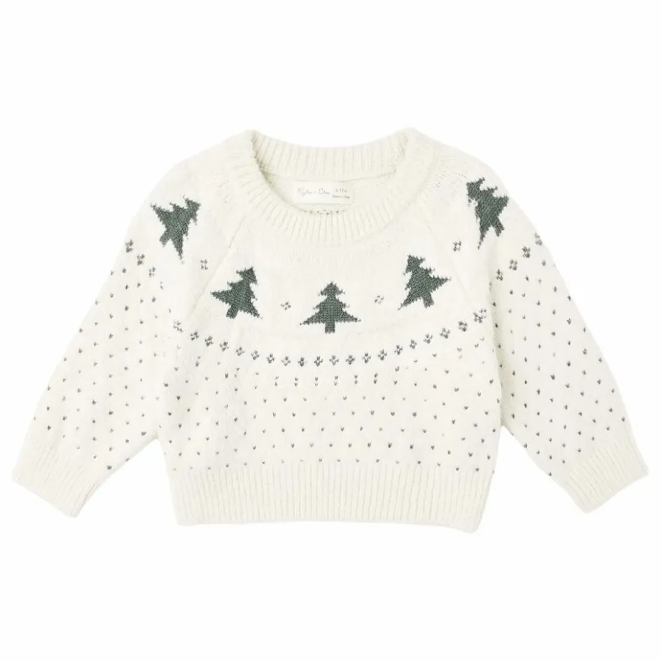 Enfant Rylee + Cru Pulls, Gilets|Pulls, Gilets*Pull Fair Isle Trees |
