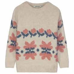 Tangerine Pull Fleuri ||Enfant Pulls, Gilets