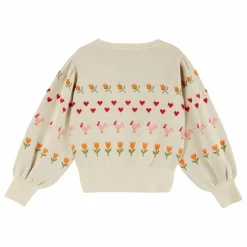 Emile et Ida Pull Fleurs Coton Bio ||Enfant Pulls, Gilets