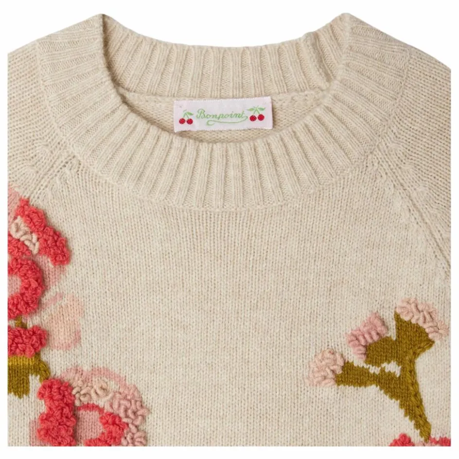 Best Bonpoint Pull Gillia Laine | Beige chiné