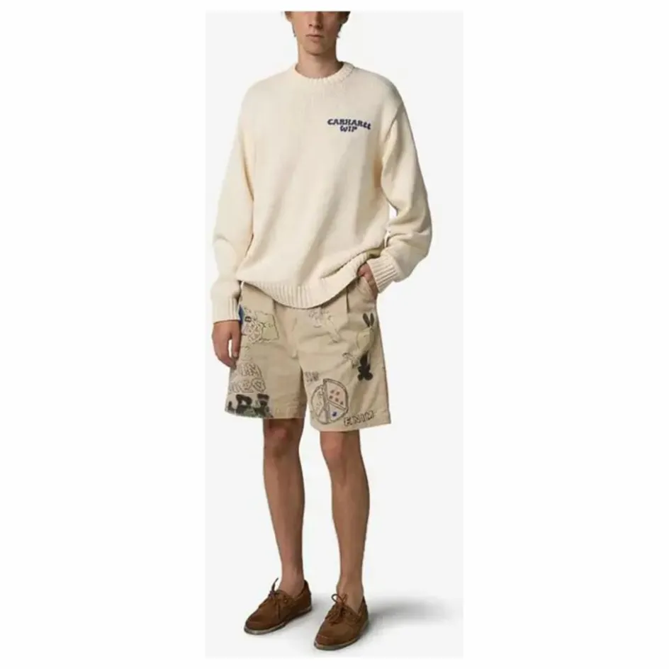 Online Carhartt WIP Pull Helix Coton Recyclé | Naturel