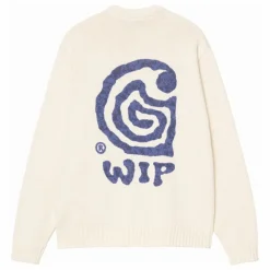 Online Carhartt WIP Pull Helix Coton Recyclé | Naturel