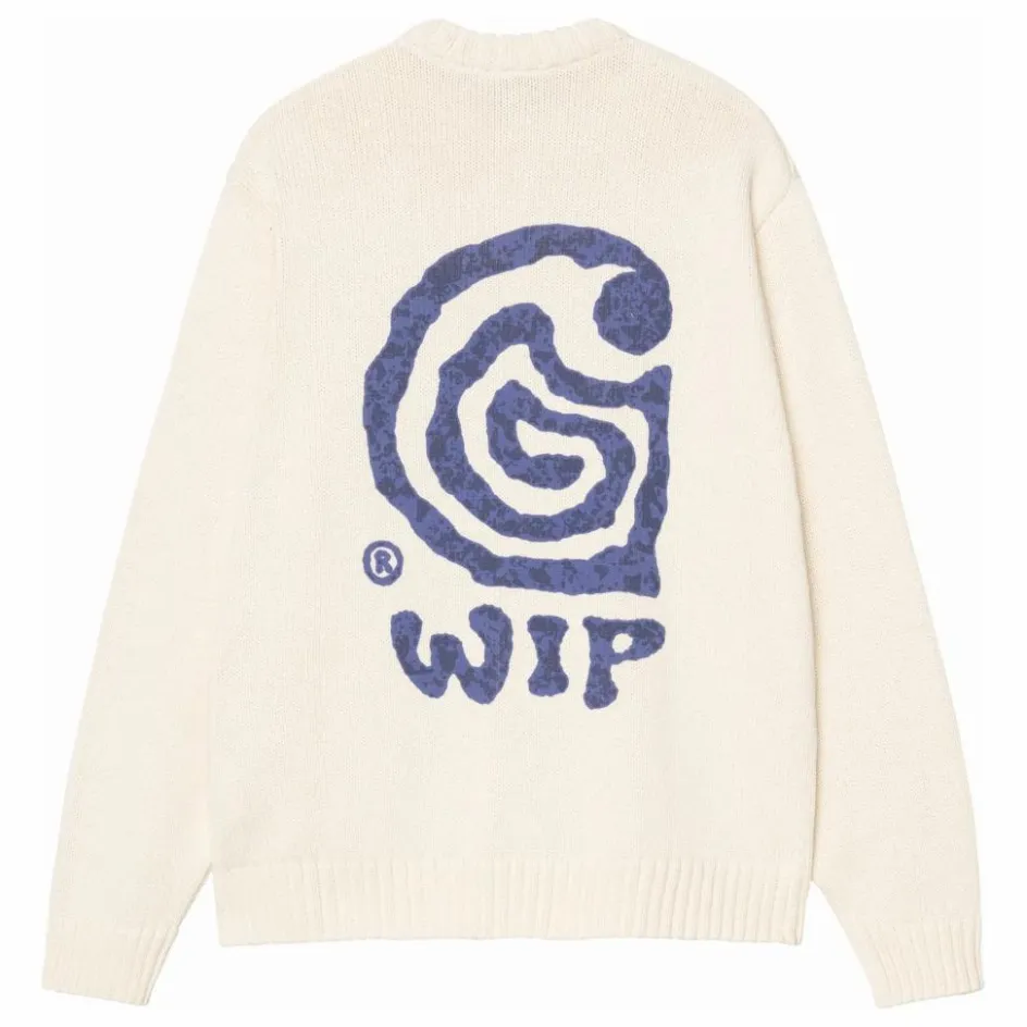 Online Carhartt WIP Pull Helix Coton Recyclé | Naturel